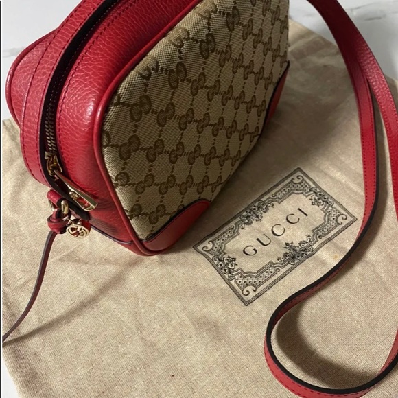 GUCCI GG CANVAS BREE CROSSBODY/SHOULDER BAG - Picture 2 of 9